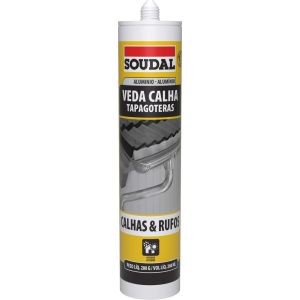 Veda Calha Adesivo Alumínio 260ml/280gr Soudal