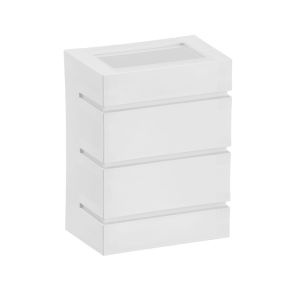 Arandela 1 Lâmpada Ll Onix Branco E27 Dital