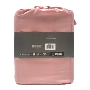 Jogo de Cama Solteiro 90x190cm Dreams Rose Retangular Diagonal