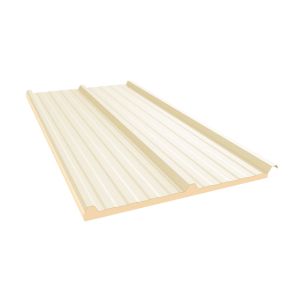 Telha Termica 1,00X5,65mx20mm Aço Filme Marfim Kingspan