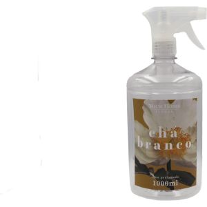 Água Perfumada Para Tecido Chá Branco 1000ml Aromar Perfumes