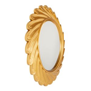 Espelho 51cm Gold Redondo Diagonal