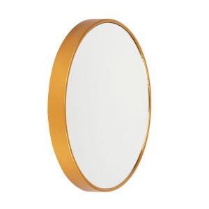 Espelho 31cm Gold Redondo Diagonal