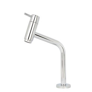 Torneira para Banheiro de Mesa Bica Média 120° Cromado 1/4 Volta Premium