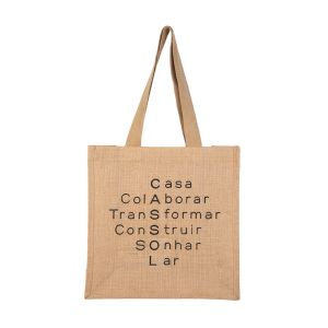 Bolsa Comalca Letras 38cm Casa&ideia