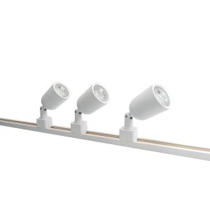 Kit Trilho 3 Lâmpada  5w Bivolt Branco 3000k Vitralux