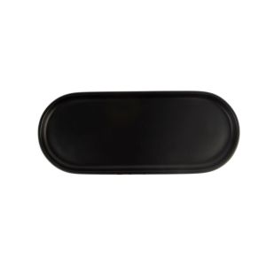 Bandeja Lumiah Preto 26,1x13,2cm Casa&ideia
