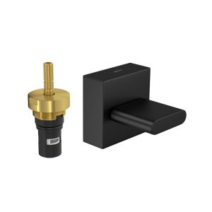 Acabamento De Registro 1/2" E 3/4" Polo Black Matte Deca