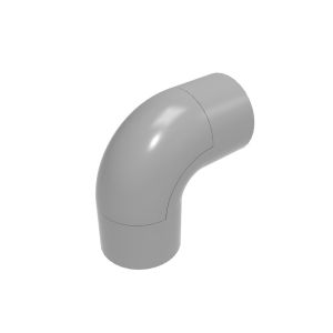 Cotovelo 90° P/tubo 1/2" Condulete Cinza Vitralux