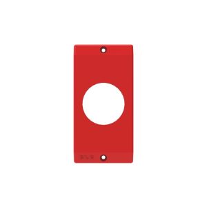 Tampa Condulete 3/4" 1 Tomada Redonda Vermelho Vitralux