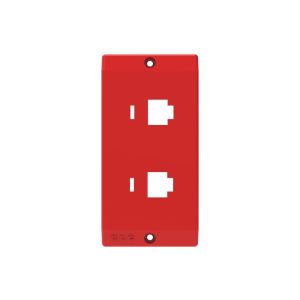 Tampa Condulete 1" 2 Entrada Rj Vermelho Vitralux