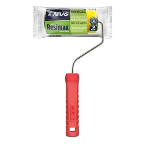 Rolo Pintura Lã Sintética 9cm Resimax Amarelo Atlas