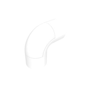 Cotovel 90° P/tubo 1" C/janela Condulete Branco Vitralux