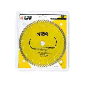 Disco Corte Dimantado Turbo Seco 230mm Brico Forte