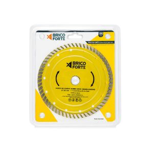 Disco Corte Dimantado Turbo Seco 180mm Brico Forte