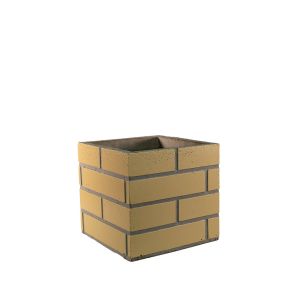 Duto Prolongador de chaminé Tijolinho 30x30x25 Amarelo Primus Churrasqueira