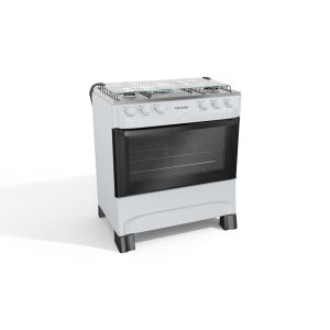 Fogão de Piso 5 Bocas Mfi5bb Branco Bivolt Mueller