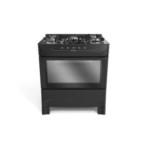 Fogão de Piso 5 Bocas Mfv5bb Preto Bivolt Mueller