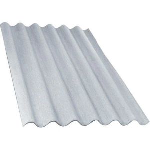Telha Fibrocimento 1,10x2,44mx6mm S/ Amianto Cinza Confibra