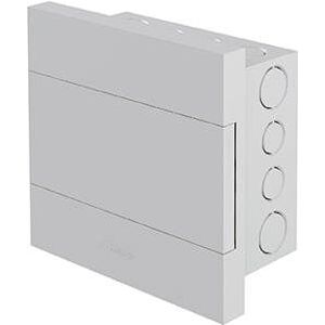 Quadro Distribuição 8 Disjuntor Pvc Liso Com Barramento Branco Amanco