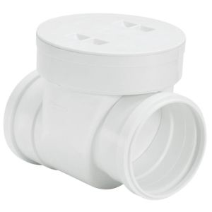 Válvula Retenção 150x200mm Pvc Esgoto Branco Amanco