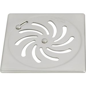 Grelha para Caixa Sifonada 150mm Vort Inox Abre e Fecha Quadrado Amanco