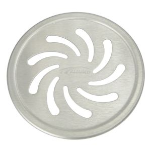 Grelha para Caixa Sifonada 150mm Vortice Inox Redondo Amanco