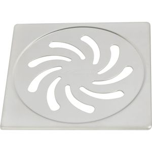 Grelha para Caixa Sifonada 150mm Vortice Inox Quadrado Amanco