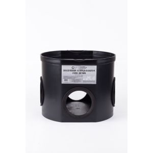Caixa de Inspeção 30x25cm 4f Sem Tampa Preto Brec