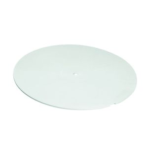 Tampa Cega para Caixa Sifonada 250mm Branco Redondo Amanco