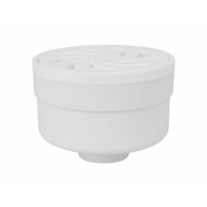 Ralo Sifonado Seco 100x52x40mm Branco Redondo Amanco