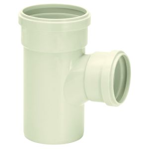 Tee Redução 100x75mm Pvc Esgoto Serie R Cinza Amanco