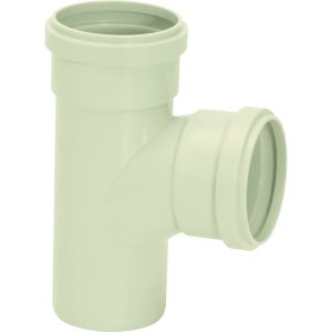 Tee 50mm Pvc Esgoto Serie r Cinza Amanco