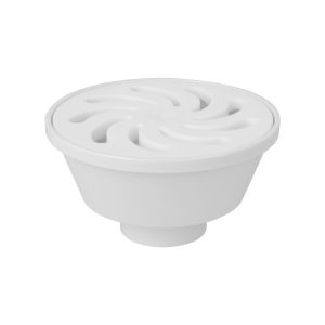 Ralo Sifonado 100x38x40mm Branco Redondo Amanco