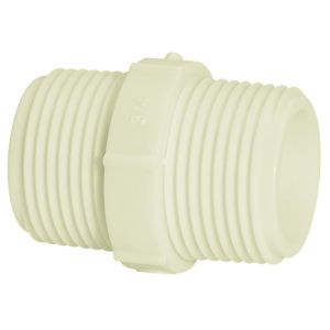 Nipel 11/2 Pvc Roscável Branco Amanco