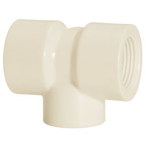 Tee Redução 3/4x1/2 Pvc Roscável Branco Amanco