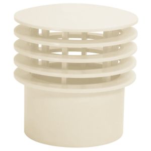 Terminal Ventilação 100mm Pvc Branco Amanco