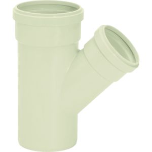 Junção Redução 75x50mm Pvc Esgoto Serie r Cinza Amanco