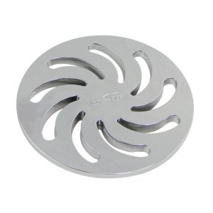 Grelha para Caixa Sifonada 150mm Vortice Abs Cromado Redondo Amanco
