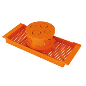Caixa Luz Octo 250mm 4x4 Laje C/sup Laranja Amanco