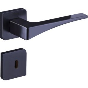 Fechadura Interna Joy Roseta Preto Fosco 40mm 083878 Maxx 4642 Aliança