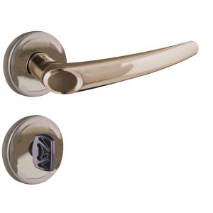 Fechadura Banheiro Joy Roseta Bronze 40mm 083649 F-2800/63 Aliança