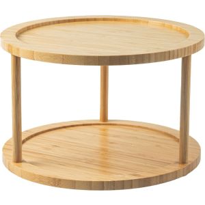 Organizador para Pratos 26cm Giratório Duplo Ou