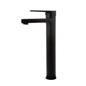 Torneira Misturador Monocomando para Banheiro de Mesa Bica Alta 1/2" Livo Preto Addra