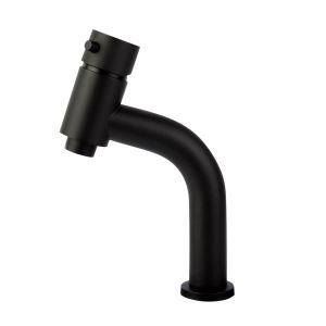 Torneira Misturador Monocomando para Banheiro de Mesa Bica Baixa 1/2" Sisu Preto Addra