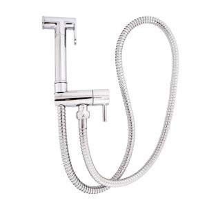 Ducha Higiênica Com Registro 1/2" Chaud Cromado Addra