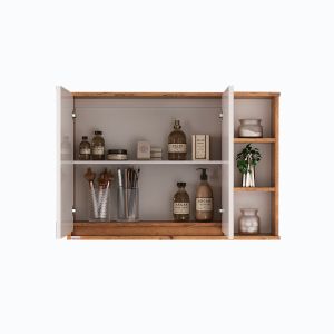 Espelheira para Banheiro MDF/MDP Apollo 90cm C-Linea