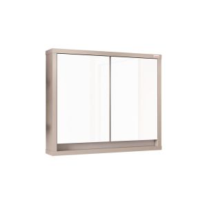 Espelheira para Banheiro MDF/MDP Lorena Alice Nude 72cm C-Linea