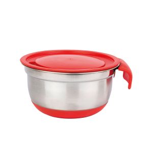 Bowl 17cm C/ Ralador e Tampa Inox Casa&Ideia