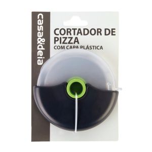 Cortador Pizza Cinza 10,5cm Casa&ideia